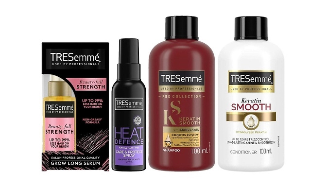 4 Pack TRESemme Keratin Essentials Kit