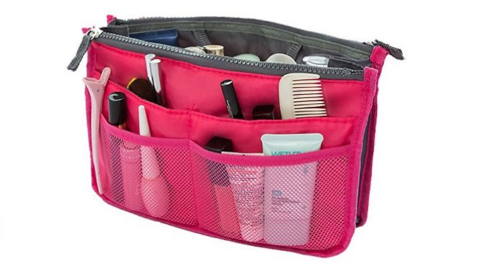 Multi-Compartment Water Resistant Toiletry Bag - 13 Colours