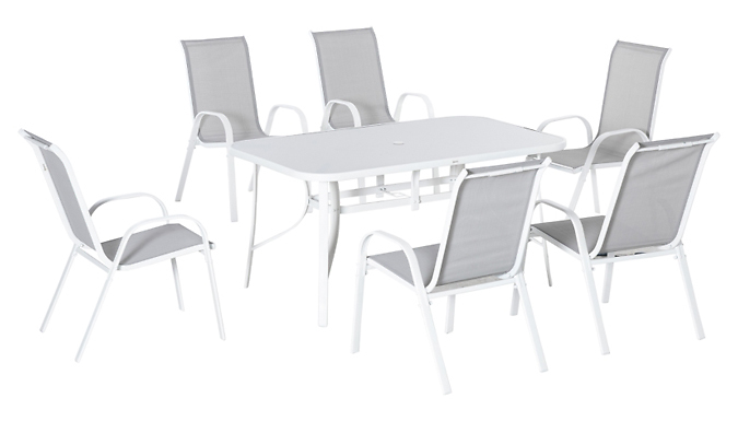 OutSunny 7-Piece Outdoor Dining Set