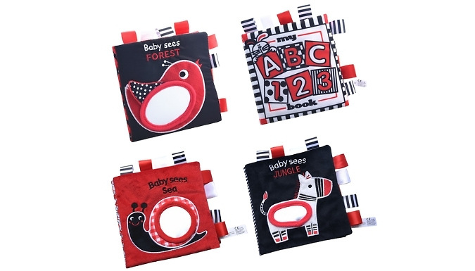 High-Contrast Sensory Baby Books - 4 Options!