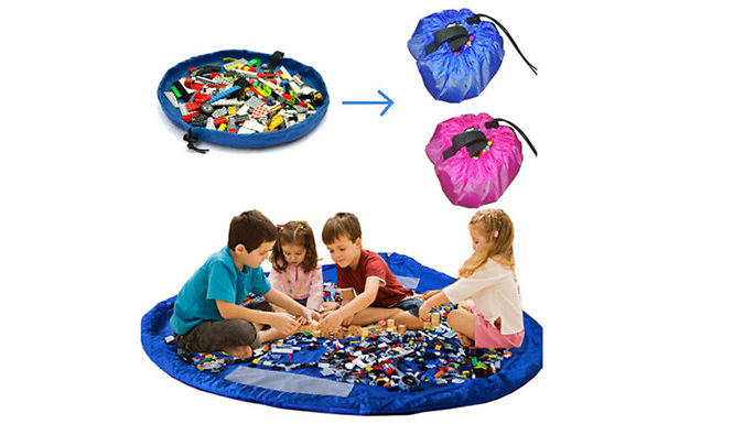 Kid's Portable Play Mat Storage Bag - 2 Sizes & Colours