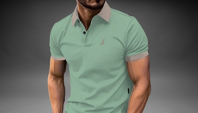 Men's Casual Polo Shirt - 4 Colours, 6 Sizes!