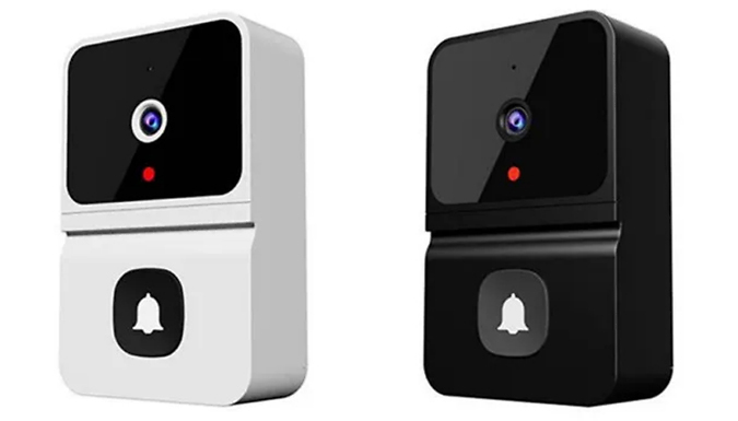 Two-Way Wireless Security Video Doorbell & Optional Chime - 2 Colours