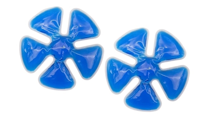 2-Piece Reusable Helmet Cooling Gel Packs