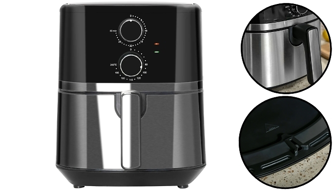 4.5L Air Fryer Oven - With Rapid Air Circulation, Adjustable Temperature and More!