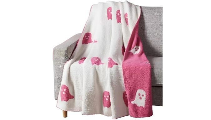 Halloween Pink Ghost Blanket - 4 Sizes