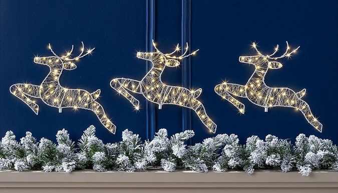 LED Reindeer Light Decorations