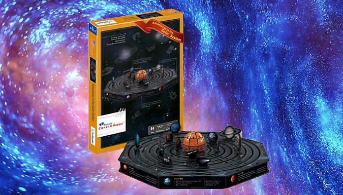 Adventures Of The Solar System 3D Puzzle