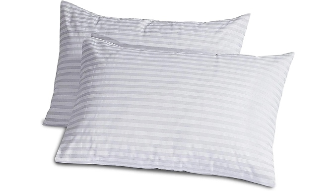 2 or 4-Pack Jumbo Stripe Bounce-Back Pillows