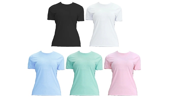 5-Pack of Women’s Quick-Dry Sports T-Shirts - 4 Sizes!