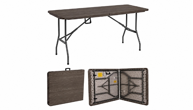 6ft Heavy Duty Folding Trestle Table! - 2 Designs