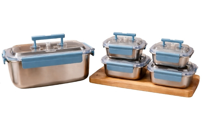 Stainless Steel Food Storage Container - 6 Sizes!