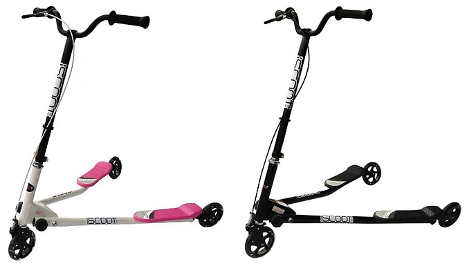 iScoot Pro V3 Kids' Tri-Push Swing Scooter - 2 Colours