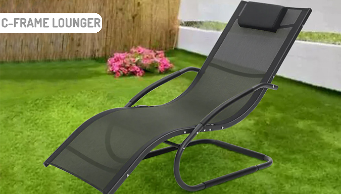 1 or 2 Garden Reclining Sun Loungers - 2 Designs