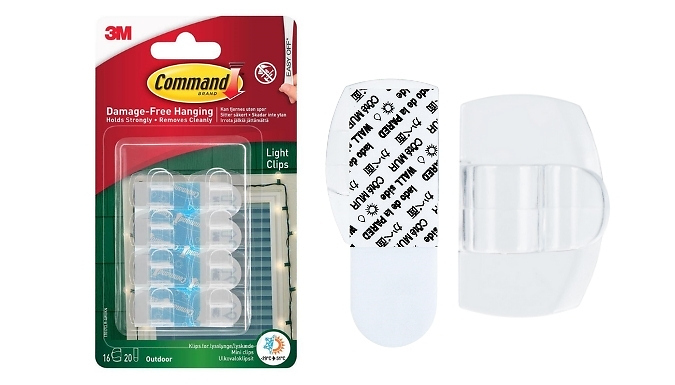 Command Outdoor Decorating Clips & Strips - 1 or 2 Pack!