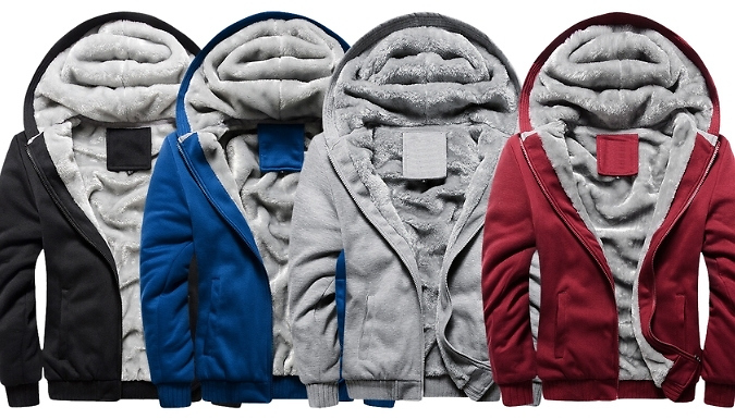 Casual Hooded Jacket - 4 Colours & 7 Sizes