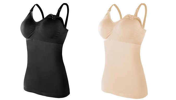 Maternity Support Breastfeeding Vest - 5 Colours & 4 Sizes