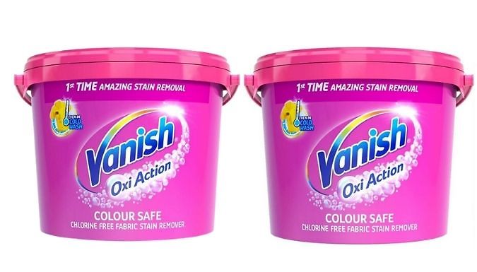 Vanish Oxi Action Powder Fabric Stain Remover 2.4 kg - 1 or 2-Pack