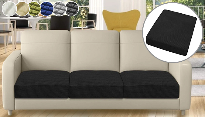 Shop in Store UK 1, 2 or 3-Seater Protective Sofa Cushion Cover - 6 Colours