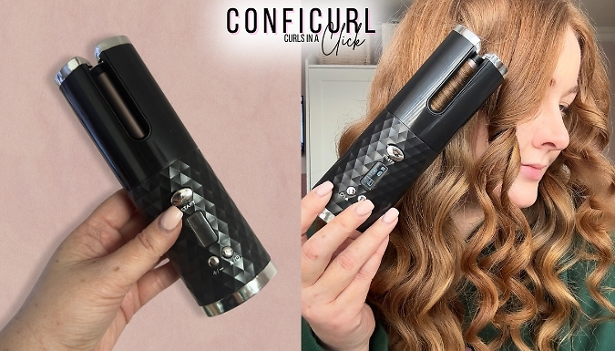 Conficurl Wireless Auto-rotating Hair Curler