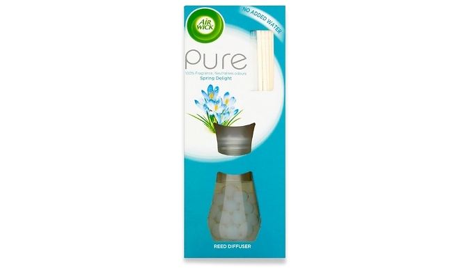 1, 2 or 4 Airwick Reed Diffusers - 12 Scents, 3 Sizes