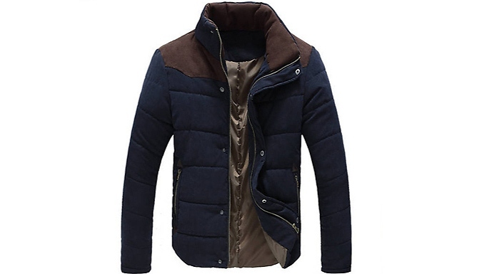 Men's Thermal Padded Jacket - 3 Colours & 5 Sizes