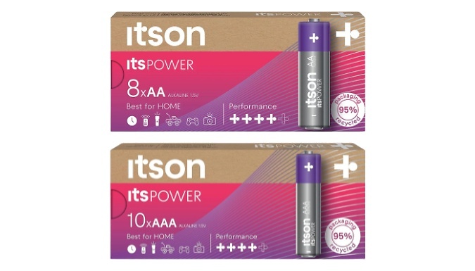 Itson ItsPOWER Alkaline Batteries - AA or AAA!