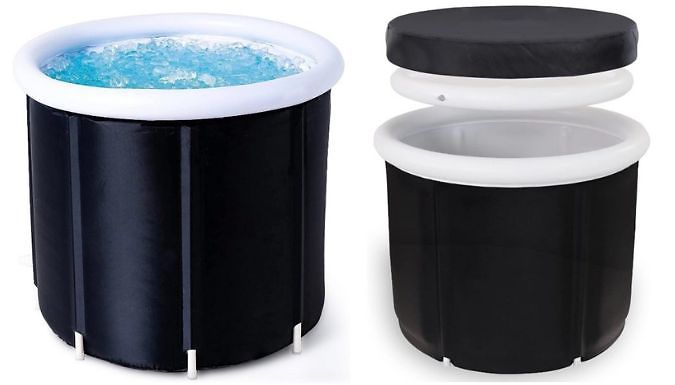 Portable Ice Bath Tub with Lid