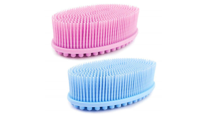 1 or 2 Multifunctional Silicone Cleaning Brush - 2 Colours