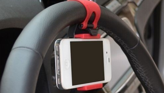 Car Steering Wheel Mobile Phone Holder