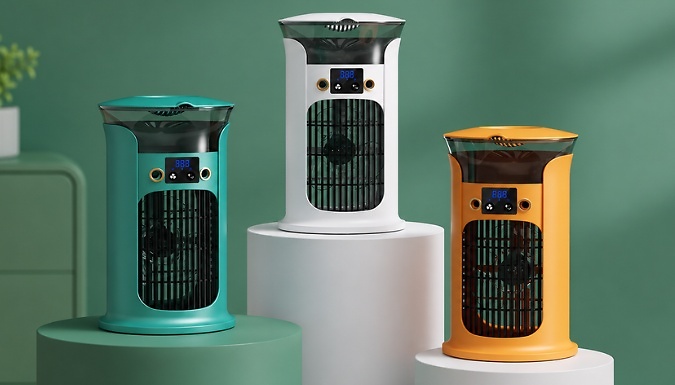 Desktop USB Air Humidifier Fan - 3 Colours!