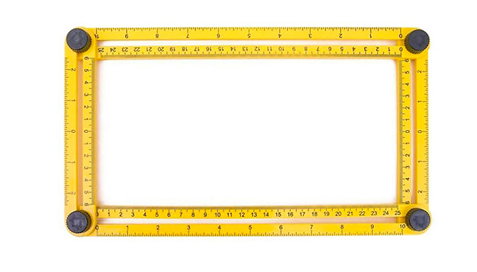 Adjustable Angle Measuring Ruler