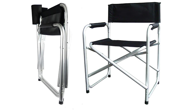 1 or 2 Aluminium Directors Folding Chairs