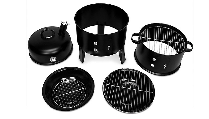 TriFire Triple Chamber Smoker & BBQ Grill!