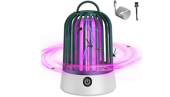 Anti-Mosquito Zapper Wired or Wireless Lantern Light - 3 Colours