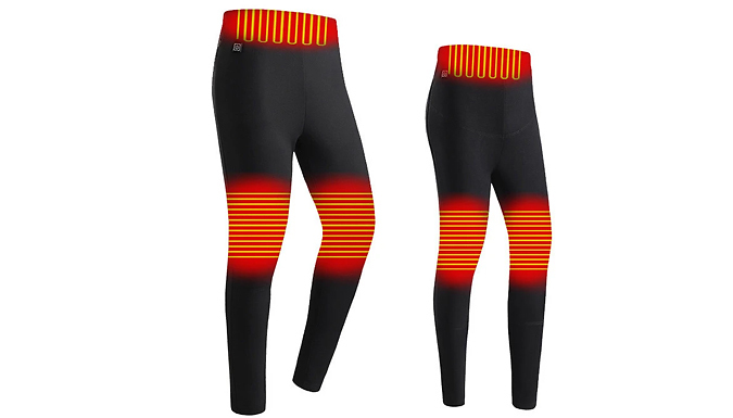 Men or Women's Thick USB Charging Heated Leggings - 7 Sizes