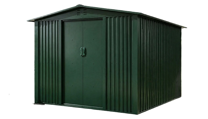 Green Metal Garden Shed - 2 Sizes!