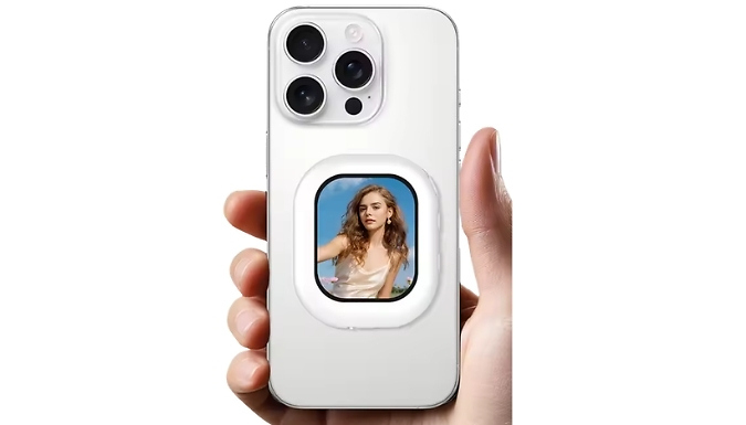 Magnetic Wireless Rear Selfie Screen for Smartphones - 3 Colours!