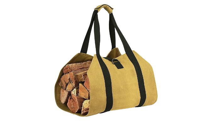Outdoor Camping Firewood Storage Bag - 2 Colours