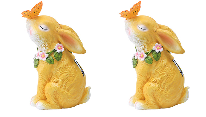 Solar Cartoon Rabbit Garden Light - 2 Colours