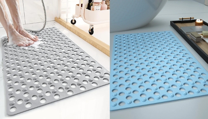 Bath Mat With Suction Cups - 2 Colours