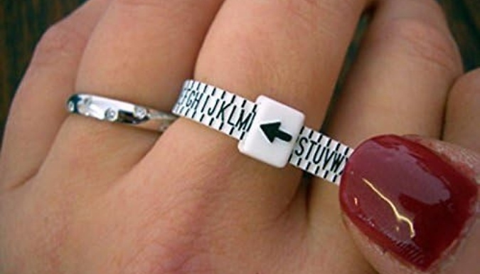 UK Measuring Ring Sizer - For Men and Women Sizes!