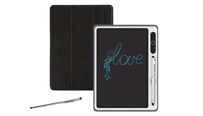 10.1-Inch LCD Writing Tablet with PU Case - 2 Colours