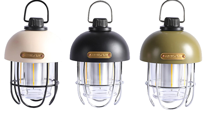 Retro Style LED Hanging Lantern - 3 Colours!