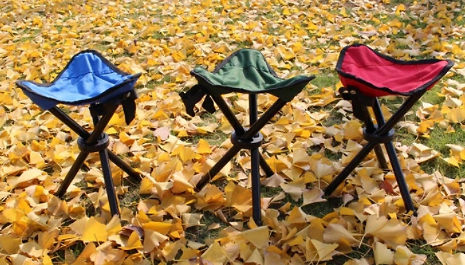 Portable Outdoor Folding Stool - 4 Colours!