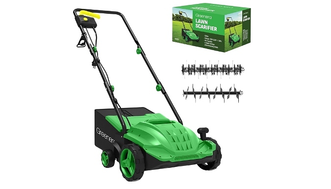 1500w Lawn Scarifier & Aerator with 30L Bag!