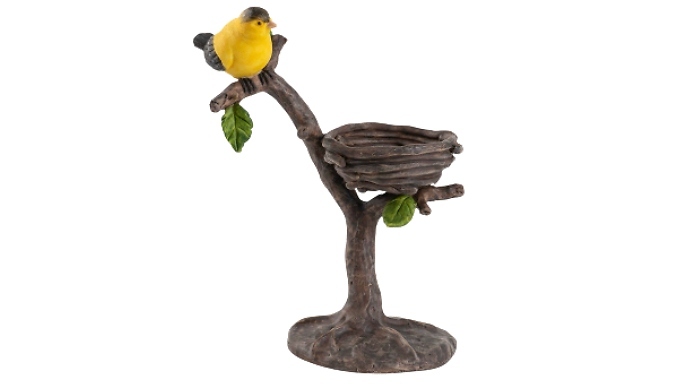 Bird’s Nest Resin Candle Holder - Vintage-Style Home Decoration!