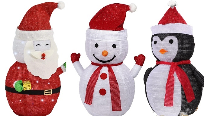 LED Christmas Character Glowing Garden Decoration - 3 Designs