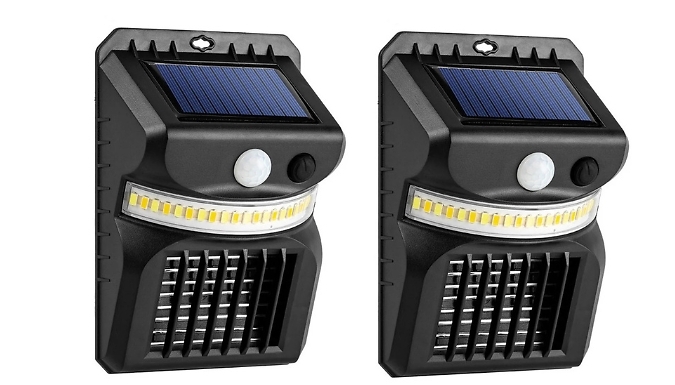 2-Pack Solar Mosquito Killer Light with Motion Sensor