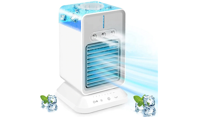 Personal Air Conditioner with Oscillating Fan